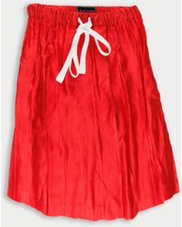 La Fetiche - Bernadette Pleated Skirt - Lyst