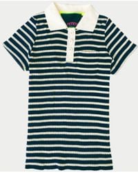 La Fetiche - Micka Striped Polo Top - Lyst