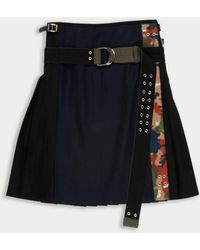 La Fetiche - Viv Traditional Hand Pleated Kilt With Military Details - Lyst