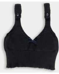 La Fetiche - Josephine Knitted Bralette - Lyst