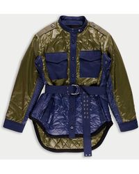 La Fetiche - Orson Nylon Padded Jacket - Lyst
