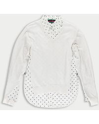 La Fetiche - Charli V-Neck Sweater - Lyst
