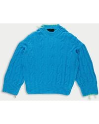 La Fetiche - Aurora Cable Sweater - Lyst