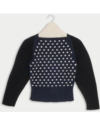 La Fetiche - Bowie Hand-Knit Spotty Sweater - Lyst