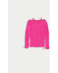 La Fetiche - Ivy Handknitted Cable Sweater - Lyst