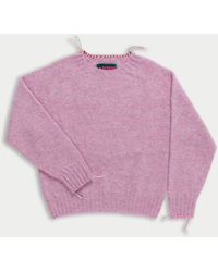 La Fetiche - Joy Crew Neck Shetland Sweater - Lyst