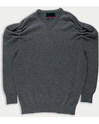 La Fetiche - Victor V-Neck Sweater - Lyst