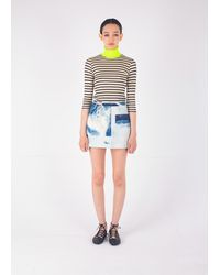 La Fetiche - Jacqueline Striped Ribbed Top - Lyst