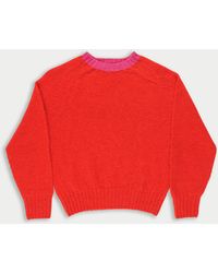 La Fetiche - Fifi Crew Neck Shetland Sweater - Lyst