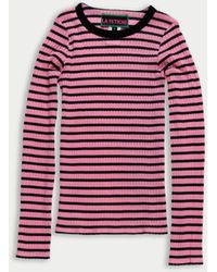 La Fetiche - Jackie Raye Fine Weight Ribbed Top - Lyst