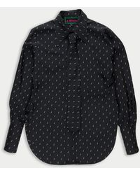 La Fetiche - Tasha Music Note Printed Blouse - Lyst