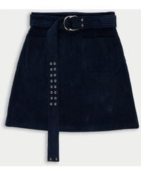 La Fetiche - Zouzou Corduroy A-Line Skirt - Lyst