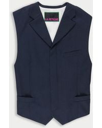 La Fetiche - Flore Sleeveless Tailored Vest - Lyst