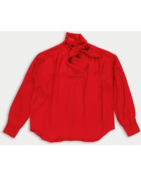 La Fetiche - Nusch Neck Tie Blouse - Lyst
