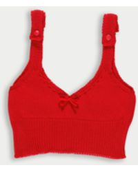 La Fetiche - Josephine Knitted Bralette - Lyst