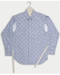 La Fetiche - Nico Cotton Poplin Shirt - Lyst