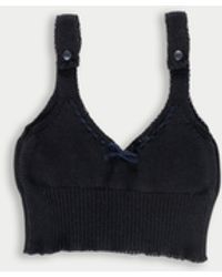 La Fetiche - Josephine Knitted Bralette - Lyst
