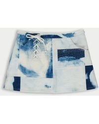 La Fetiche - Thelma Denim Mini Skirt - Lyst