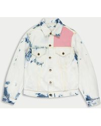 La Fetiche - Magali Artisanal Acid Dyed Denim Jacket - Lyst