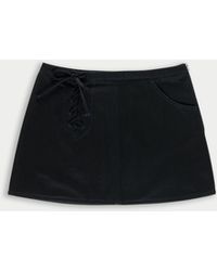 La Fetiche - Thelma Denim Mini Skirt - Lyst