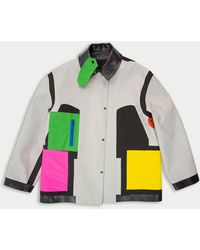 La Fetiche - Malevich Reversible Oversized Pea Coat - Lyst