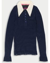 La Fetiche - Mick Fine Weight Polo Top - Lyst