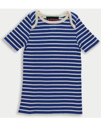 La Fetiche - Jaja Striped Short Sleeve Top - Lyst