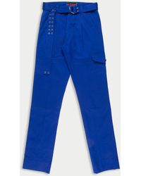 La Fetiche - Emmanuelle Cotton Utility Trousers - Lyst