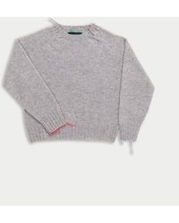 La Fetiche - Joy Crew Neck Shetland Sweater - Lyst