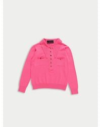 La Fetiche - Sammy Fine Weight Polo Top - Lyst
