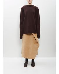 Marie Adam-Leenaerdt - Cotton Corduroy Straight Skirt - Lyst