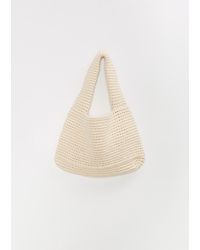 Lauren Manoogian - Pima Cotton Crochet Jersey Bag - Lyst
