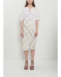 Lemaire - Soft Collar Cotton Dress - Lyst