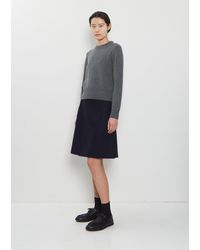 Extreme Cashmere - N°465 Line Wool Cashmere Short Skirt - Lyst