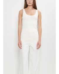 TOTEME - Organic Cotton Compact Knit Tank - Lyst