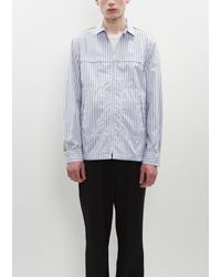 Junya Watanabe - Cotton Stripe X Linen Shirt - Lyst