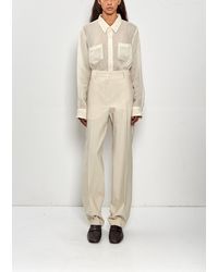 Dries Van Noten - Pilar Cotton Paper Pants - Lyst