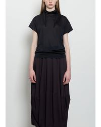 Lemaire - Short Sleeve Foulard Top - Lyst