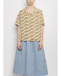 Visvim - Julie Open Collar Blouse - Lyst
