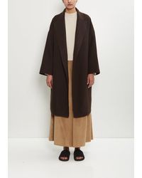 Dusan - Double Face Felted Wool Oversized Coat - Lyst