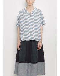 Visvim - Julie Open Collar Blouse - Lyst