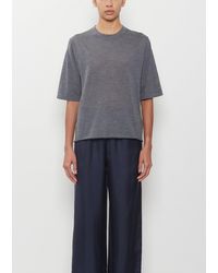 Loulou de Saison - Nala Fine Cashmere Short Sleeve Top - Lyst