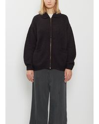 Visvim - Silk Cowichan Knit Cardigan - Lyst