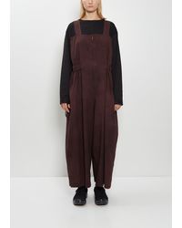 Y's Yohji Yamamoto - Oversized Cotton Wool Overalls - Lyst