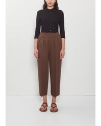 Issey Miyake - Simple Ensemble Cotton Pants - Lyst
