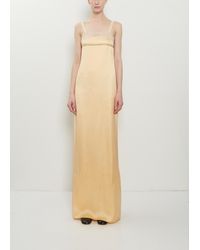 Colleen Allen - Silk And Lace Column Dress - Lyst