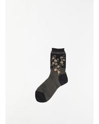 Antipast - Flower On Basket Socks - Lyst