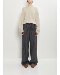 Loulou de Saison - Cove Wool Wide Pants - Lyst
