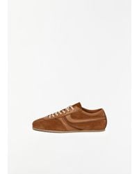 Dries Van Noten - Leather Suede Trainer - Lyst