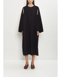 Scha - Sleeve Scarf Sleeveless Cotton Dress - Lyst